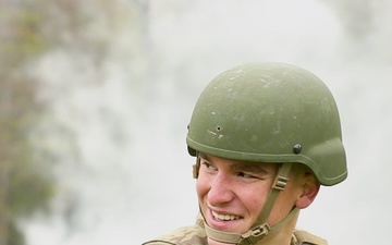 Pfc. Max Walls competes in 2023 Region IV ARNG Best Warrior Competition