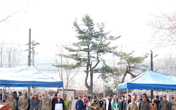 Arbor Day in Camp Casey