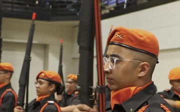 Army JROTC Cadets 'fall in' at National Drill and Fitness Championship