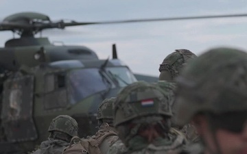 Exercise Noble Jump 23: German, Norwegian, Dutch Soldiers Train NH90 Helicopters