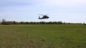 U.S. Army Reserve Soldiers conduct joint MEDEVAC training during Swift Response 23