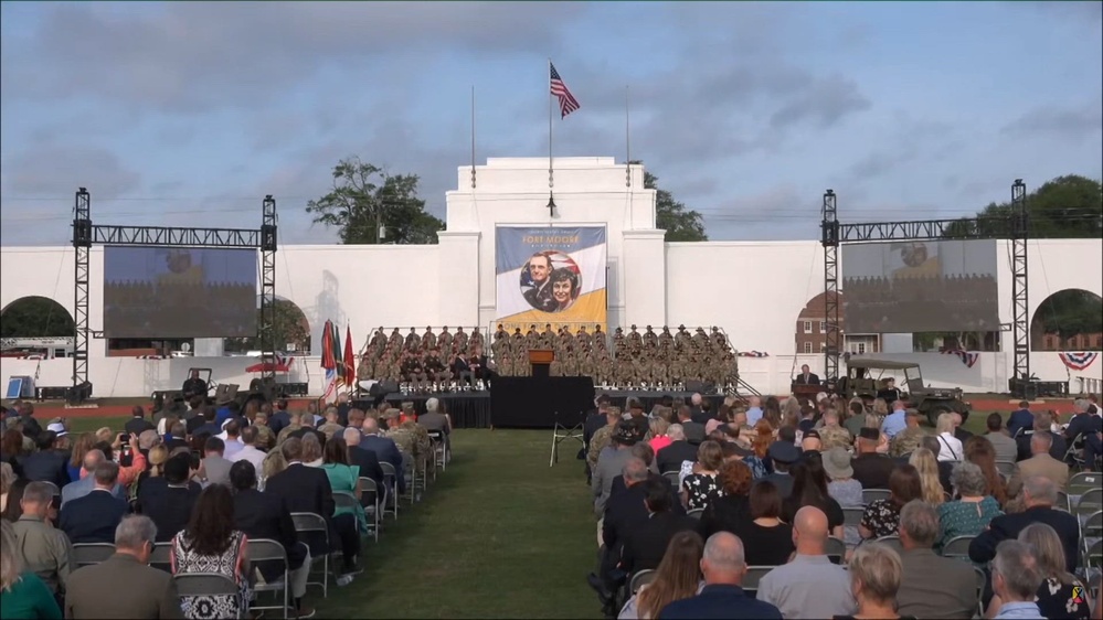 DVIDS Video Fort Moore Redesignation Ceremony.