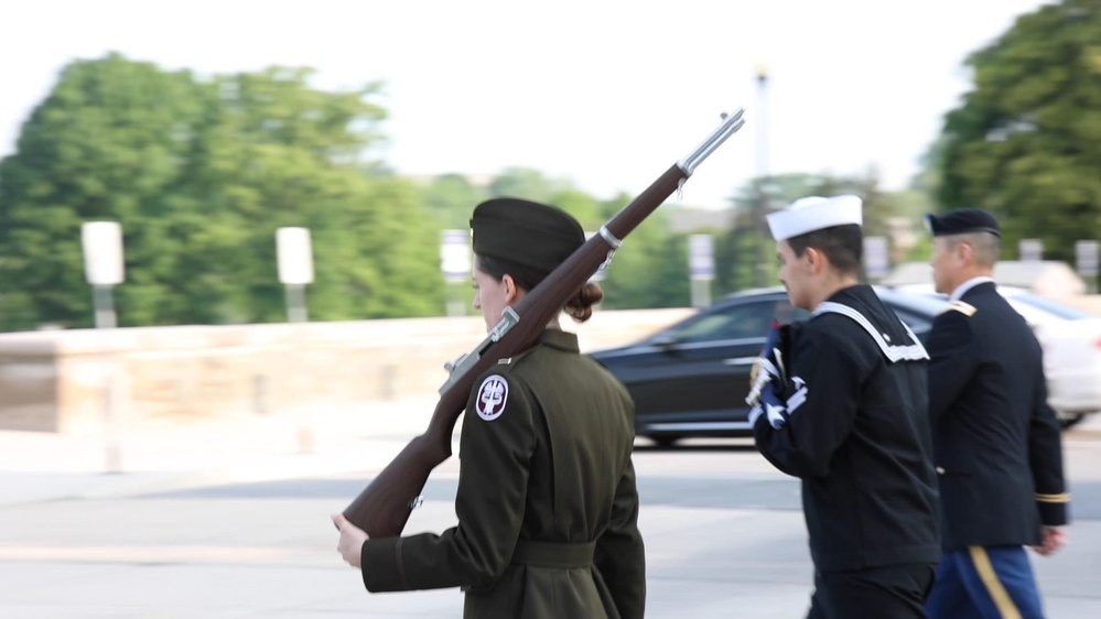 DVIDS Video All Nurses Color Guard Perform Colors at Walter Reed