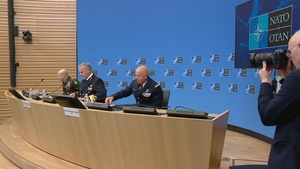 Joint press conference by the Chair of the NATO Military Committee with Supreme Allied Commander Europe and Supreme Allied Commander Transformation (opening remarks)