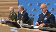 Joint press conference by the Chair of the NATO Military Committee with Supreme Allied Commander Europe and Supreme Allied Commander Transformation (Q&As)