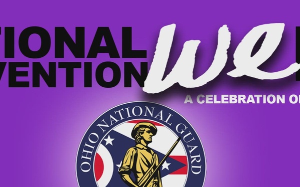 Ohio National Guard National Prevention Week logo animation