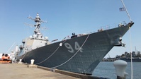 USS NITZE (DDG94) Sailors meet Nascar Driver Joey Logano