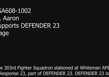 303rd FS Supports DEFENDER 23