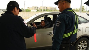 USAG Humphreys Security Forces Respond to Gate Runners During Training Exercise