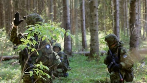 Estonian Defence League conduct field training during Swift Response 23