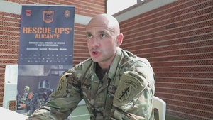 U.S. Army Special Forces Soldiers work with Spanish Special Forces and local Law Enforcement