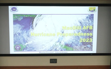 Hurricane Preparedness Brief at MacDill AFB