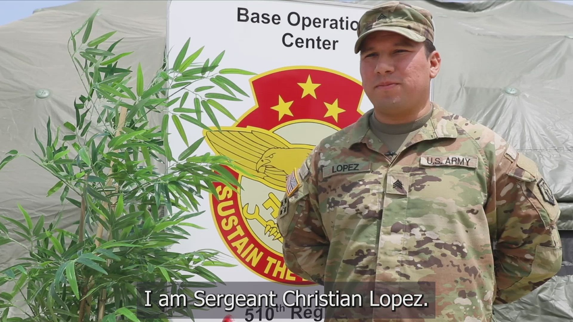 Meet Sgt. Christian Lopez, an intelligence NCO assigned to the 510th Regional Support Group, 7th Mission Support Command - America's Army Reserve in Europe. Sgt. Lopez is a prior active-duty Soldier who found his place continue serving in the U.S. Army Reserve. Lopez provides intelligence support to the unit as they provide base support operations for U.S. and Ally and partner forces, during exercise Swift Response at San Gregorio Training Area, Zaragoza, Spain, in support of exercise Swift Response and DEFENDER-23.   

The 510th Regional Support Group's mission is to provide base support operations for up to 6000 supported Soldiers and their equipment, across the European Theater. Currently, the 510th manages day-to-day instillation operations for roughly 1,000 U.S., Ally and partner forces, participating in exercise Swift Response 23. Exercises like this solidify relationships and build on time-tested alliances by improving interoperability and strengthening already established relationships with Allied and partnered nations.      

DEFENDER 23 is a U.S. Army Europe and Africa led exercise focused on the strategic deployment of continental United States-based forces, employment of Army Prepositioned Stocks, and interoperability with Allies and partners. Taking place from 22 April to 23 June, DEFENDER 23 demonstrates USAREUR-AF’s ability to aggregate U.S.-based combat power quickly in Eastern Europe, increase lethality of the NATO Alliance through long-distance fires, build unit readiness in a complex joint, multi-national environment, and leverage host nation capabilities to increase USAREUR-AF’s operational reach. DEFENDER 23 includes more than 7,000 U.S. and 17,000 multi-national service members from more than 20 nations who will participate including, but not limited to: Estonia, France, Germany, Greece, Italy, Latvia, Poland, Portugal, Romania, Spain, United Kingdom and the United States.