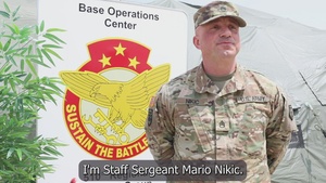 Know Your Defender - Staff Sgt. Mario Nikic
