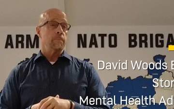 Mental health advocate shares message of hope with NATO Soldiers