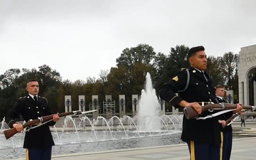 U.S. Army Drill Team, Lincoln Memorial Performance