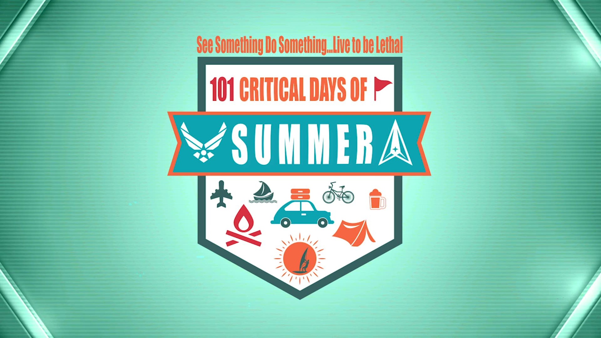 The 101 Critical Days of Summer runs from Memorial Day through Labor Day and this year the Department of the Air Force is highlighting Off-Duty Risk Management and Defending the Human Weapon System. During the 101 CDS campaign the DAF suggests that every Airmen and Guardian evaluate those risky summer activities and their skill levels before participating in them.