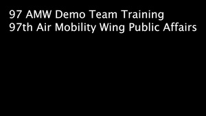 97 AMW C-17 Globemaster III demo team training BRoll
