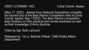 The Alaska Army National Guard's Best Warrior Competition Day 2