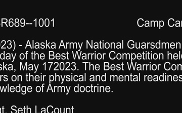 The Alaska Army National Guard's Best Warrior Competition Day 2