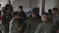 U.S. Marines recover a simulated downed aircraft during Mission Rehearsal Exercise 1-23 (B-Roll)