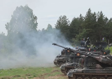 [B-Roll] eFP Battle Group Poland Ignites Day 4 of Griffin Shock 23 with Explosive Multinational Maneuvers