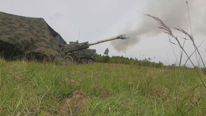 [B-Roll] eFP Battle Group Poland Ignites Day 4 of Griffin Shock 23 with Explosive Multinational Maneuvers