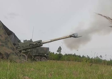 [B-Roll] eFP Battle Group Poland Ignites Day 4 of Griffin Shock 23 with Explosive Multinational Maneuvers