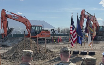 Groundbreaking Ceremony for 1+1 Unaccompanied Enlisted Personnel Housing Barracks on Fort Wainwright