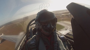B-Roll video of 177th Fighter Wing F-16C Basic Fighter Maneuver training