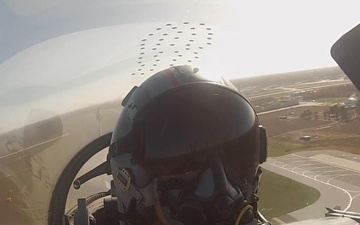 B-Roll video of 177th Fighter Wing F-16C Basic Fighter Maneuver training