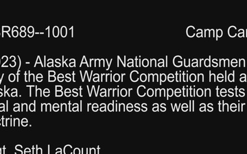 The Alaska Army National Guard's Best Warrior Competition Day 3
