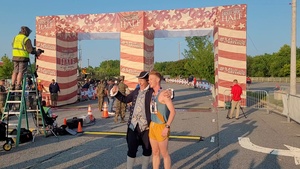 Marine Corps Marathon Historic Half post-race interview with overall winner