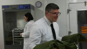 Remains from WWII being retruned to families.