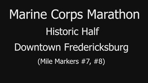 Marine Corps Marathon: Historic Half Mile Markers #7 & #8