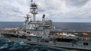 USS George H.W. Bush (CVN 77) Ordnance Transfer