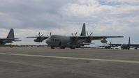 U.S. Air Force Special Tactics Airmen jump from a U.S. Marine Corps KC-130J Hercules (B-Roll)
