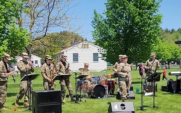 204th Army Band Ensemble performs during 2023 Fort McCoy Armed Forces Day Open House, Part I