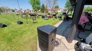 204th Army Band Ensemble performs during 2023 Fort McCoy Armed Forces Day Open House, Part II