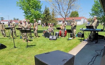 204th Army Band Ensemble performs during 2023 Fort McCoy Armed Forces Day Open House, Part II