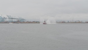 USS Cincinnati (LCS 20) pulls in to Port of Los Angeles for LA Fleet Week