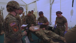 307th FRSD and Tunisian forces conduct medevac rehearsals during African Lion 23