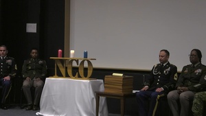 Allied Forces North Battalion, United States Army NATO Brigade, NCO induction ceremony, Montgomery auditorium, SHAPE, BE, May 19, 2023