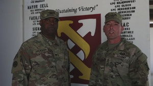 Independence Day Greeting - Col. Gerry Jackson and Sgt. 1st Class Chandler