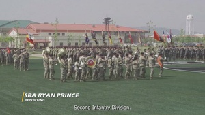 2ID Change of command ceremony