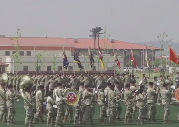 2ID Change of command ceremony