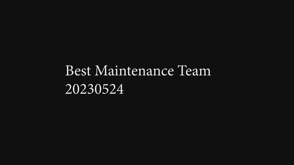 DVIDS Video Best Maintenance Team Competition