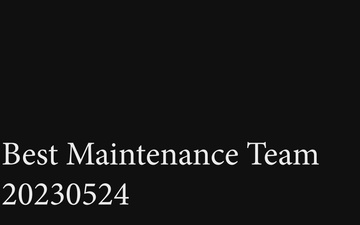 Best Maintenance Team Competition