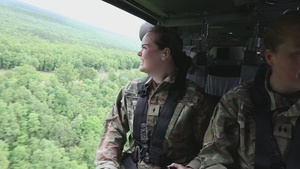 JROTC Students Tour Camp Robinson In A Black Hawk
