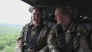 JROTC Students Tour Camp Robinson In A Black Hawk